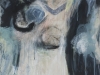 Torso 10, mixed media on paper, 30" x 22"